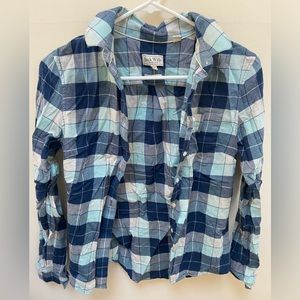 Jack Wills Women’s Plaid Button Down classic Fit Size 0